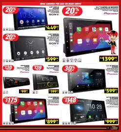 Autopro catalogue Page 3: Pioneer Single Din Digital Head Unit €99,99, Pioneer Double Din Bluetooth Head Unit €199,99