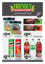 Friendly Grocer catalogue week 34 Page 1: Pringles Potato Chips Varieties €2,75, Ben & Jerry's Ice Cream Varieties €7,25