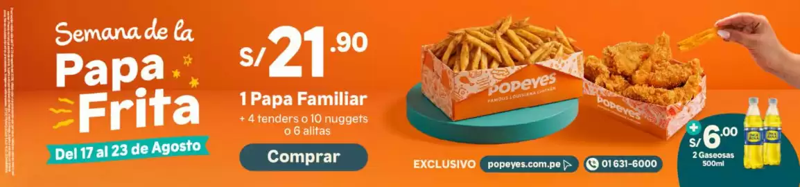 Catálogo Popeyes semana 34 Página 1