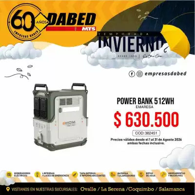 Dabed (válido hasta 2-09)