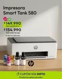 Catálogo Falabella Página 18: Hp - smart tank 580 €149.990,00
