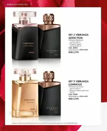 Catálogo Ésika Página 14: Magnat - set 2 vibranza addiction €2.799,00, Magnat - set 3 vibranza luminous €2.799,00