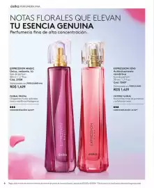 Catálogo Ésika Página 6: Expression magic unicor, radiante,to cuello ridello €1,30, Expression sens €1.629,00