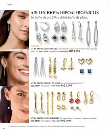 Catálogo Ésika Página 94: Set de aretes x6 silver code €1.699,00, Set de aretes x5 born to shine €2.099,00