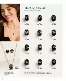Catálogo Ésika Página 98: Sagitario €35.255,00, Virgo €35.252,00