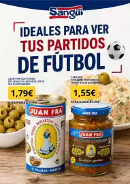 Folleto Sangüi Página 15: Juan fra aceitunas verdes manzanilla rellenas de anchoa €1,79, Juan fra variante triturado €1,55