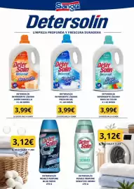 Folleto Sangüi Página 23: Detersolín pearls perfume blue fresh €3,12, Detersolín detergente líquido jabón marsella €3,99