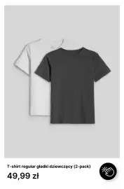 4F gazetka Strona 3: T-shirt regular gładki dziewczęcy 4F 2-pak €49,99