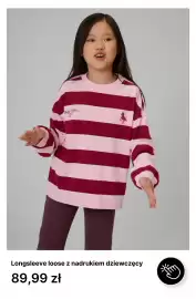 4F gazetka Strona 8: Longsleeve loose z nadrukiem dziewczęcy 4F €89,99