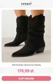 Renee magazyn Strona 3: Botki kowbojki z marszczoną cholewką Renee €179,99
