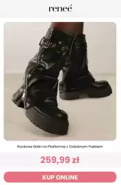 Renee magazyn Strona 6: Rockowe botki na platformie z ozdobnym paskiem Renee €259,99