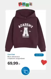 Smyk gazetka tydzień 34 Strona 10: Bluza dziewczęca z kapturem burgundowa Cool Club €69,99