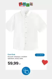 Smyk gazetka tydzień 34 Strona 11: Koszula chłopięca z krótkim rękawem Cool Club loose biała €59,99