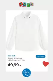 Smyk gazetka tydzień 34 Strona 16: Koszula dziewczęca z długim rękawem biała Cool Club €49,99