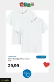 Smyk gazetka tydzień 34 Strona 2: T-shirt dziecięcy Cool Club biały 2-pak €29,99
