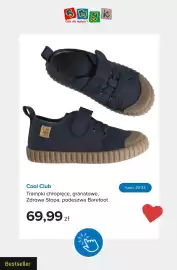 Smyk gazetka tydzień 34 Strona 4: Trampki chłopięce Cool Club granatowe Zdrowa Stopa podeszwa Barefoot €69,99