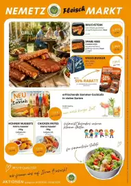 Nemetz Markt Flugblatt Seite 2: Bauchsteak €4,99, Cocktails €1,99