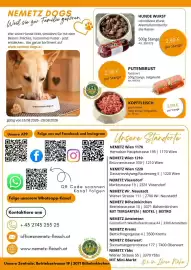 Nemetz Markt Flugblatt Seite 4: PUTENBRUST faschiert €2,99, Hunde Wurst €2,99