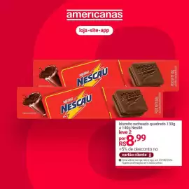 Encarte Lojas Americanas Página 4: Nescafé - biscoito recheado quadrado €8,99