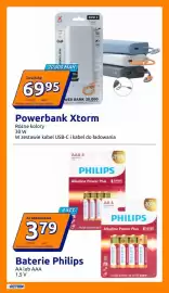 Action gazetka tydzień 34 Strona 11: Powerbank Xtorm 20 000 mAh €69,95, Baterie Philips AA lub AAA 1,5 V €3,79