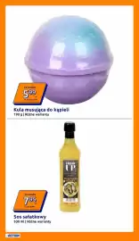 Action gazetka tydzień 34 Strona 18: Kula musująca do kąpieli €5,99, Sos sałatkowy Dress Up €7,95