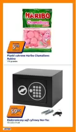 Action gazetka tydzień 34 Strona 2: Elektroniczny sejf cyfrowy Nor-Tec €59,95, Pianki cukrowe Haribo Chamallows Rubino €5,29