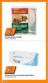 Action gazetka tydzień 34 Strona 9: Chusteczki dla niemowląt WaterWipes €6,49, Tortille Bueno Comida €3,59