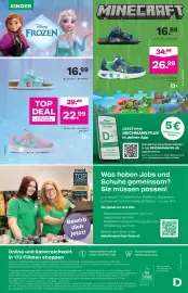Deichmann Flugblatt Seite 8: YAL ©Disney KINDER DISNEY FROZEN MINECRAFT 16.99 Gr. 27-30 1 674 6218 34.99 26.99 16.99 Gr