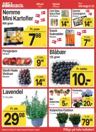 ABC Lavpris tilbudsavis uge 34 Side 5: Stenfri Røde Vindruer €14,98, Hortensia €20,00