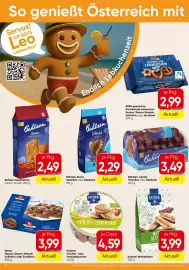 Spar Flugblatt woche 34 Seite 10: Kastner Früchte- oder Honiglebkuchen €4,59, Bahlsen Jupiter Vollmilch oder Edelherb €3,49