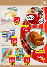 Spar Flugblatt woche 34 Seite 5: Sammontana 4 Bis! Eis €3,99, Alpro Soja €1,49
