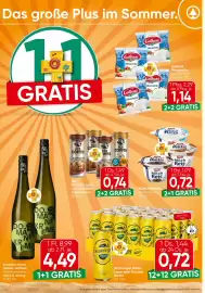 Spar Flugblatt woche 34 Seite 6: Müller Milchreis €0,72, Galbani Mozzarella €1,14