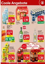 Spar Flugblatt woche 34 Seite 9: Almdudler Limonaden €1,19, Innocent Coconut Water €3,39