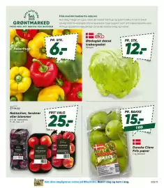 Bilka tilbudsavis uge 34 Side 19: Peberfrugt €6,00, Danske Clara Friis pærer €15,00