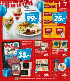Bilka tilbudsavis uge 34 Side 21: Grønlandske rejer (kold eller varmrøgede) €45,00, Sushi boks €99,00