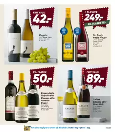 Bilka tilbudsavis uge 34 Side 27: Calvet Chablis eller Pinot Noir €89,00, Kingpin €42,00