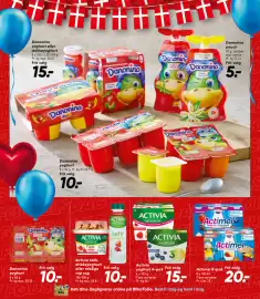Bilka tilbudsavis uge 34 Side 38: Actimel 8-pak €20,00, Danonino yoghurt eller drikkeyoghurt €15,00