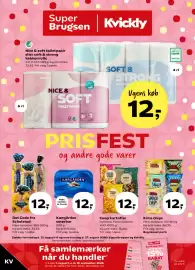 Kvickly tilbudsavis uge 34 Side 1: Nice & Soft / Soft & Strong €12,00, Kims chips €12,00