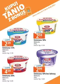 E.Leclerc gazetka Strona 13: Śmietana 12% Mlekovita €2,39, Śmietanka 30% Mlekovita €4,59
