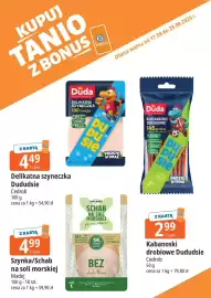 E.Leclerc gazetka Strona 2: Kabanoski drobiowe Dududsie Cedrob €2,99, Delikatna szyneczka Dududsie Cedrob €4,49