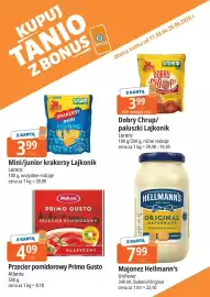 E.Leclerc gazetka Strona 4: Mini/junior krakersy Lajkonik €3,99, Majonez Hellmann's €7,99
