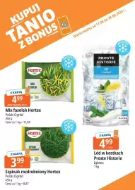 E.Leclerc gazetka Strona 6: Lód w kostkach Proste Historie €4,99, Mix fasolek Hortex €4,99