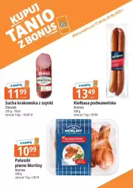 E.Leclerc gazetka Strona 7: Sucha krakowska z szynki Olewnik €11,99, Kiełbasa podwawelska Krakus €13,49