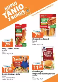 E.Leclerc gazetka Strona 9: Chicken Duo Drosed Roldrob €7,99, Cheeseburger wieprzowy/drobiowy konspol Roldrob €11,99