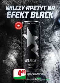Dino gazetka tydzień 34 Strona 5: Napój energetyczny Black Wolf Zero Sugar Figa na €4,49