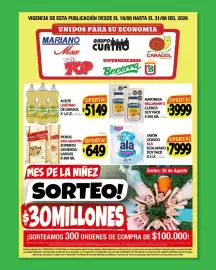 Catálogo Supermercados Caracol Página 2: VIGENCIA DE ESTA PUBLICACIÓN DESDE EL 19/08 HASTA EL 31/08 DEL 2026 UNIDOS PARA SU