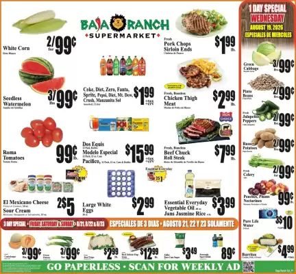 Baja Ranch weekly ad