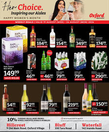 Oxford Freshmarket catalogue week 34 Page 16: Smirnoff 1818 Vodka €154,99, Klipdrift Export Brandy €184,99
