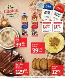 Oxford Freshmarket catalogue week 34 Page 11: Albany Superior White Bread €16,99, Carrot Cake €39,99