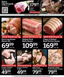 Oxford Freshmarket catalogue week 34 Page 2: Bulk Fresh Chicken Fillets €79,99, Frozen Chicken Thighs €49,99